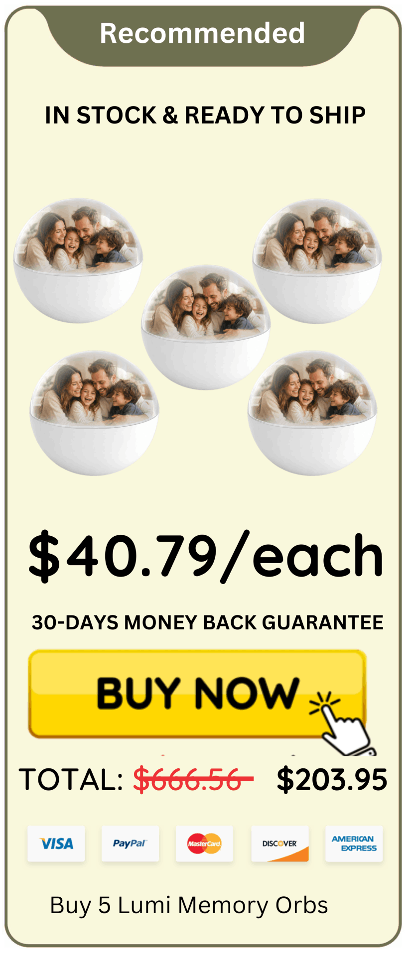 Lumi Memory Orb offer price