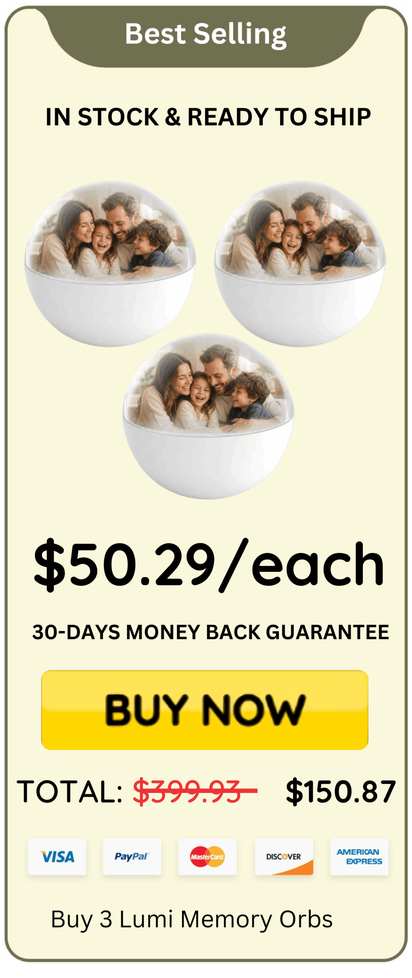 Lumi Memory Orb offer price